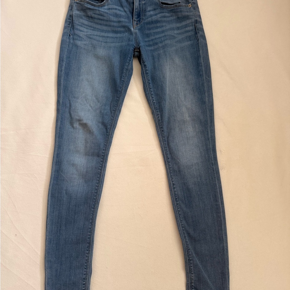 Express Women's Skinny Jeans - Classic Blue